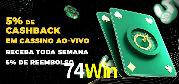 Promoções do cassino ao Vivo 74Win